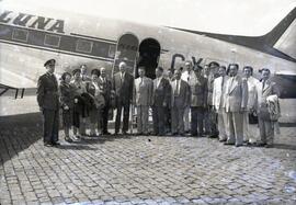Embarque do governador Walter Jobim para o Uruguai