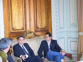 Governador recebe deputado João Paulo do Partido dos Trabalhadores (PT) de São Paulo. Autor: Ivan de Andrade