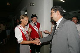 Governador em exercício, Antônio Hohlfeldt, participa do Baile da Saudade, evento integrante do Kerb in Ivoti. Autor: Ivan de Andrade