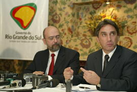 Germano Rigotto durante a abertura do 1º Encontro Nacional de Secretários de Segurança Pública. Autor: Nabor Goulart