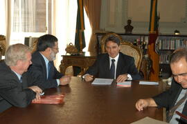 Audiência com Waldemar Wirsig, representante do Banco Interamericano de Desenvolvimento (BID) no Brasil e Ricardo Santiago, Gerente de Operações. Autor: Paulo Dias