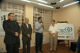 Vice-governador, Antônio Hohlfeldt, participa do instituto estadual do livro. Lançamento da Revista Arquipélago. Autor: Paulo Dias