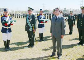 Governador Germano Rigotto recebe a medalha de Ordem do Mérito Militar, no grau Grande Oficial. Autor: Jefferson Bernardes