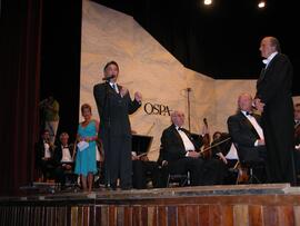 Germano Rigotto na abertura da Orquestra Sinfônica de Porto Alegre (OSPA) com Isaac Karabtchevsky. Autor: Paulo Dias