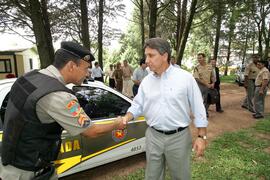 Germano Rigotto participa do lançamento da campanha de Vacinação contra Febre Aftosa em Eldorado do Sul. Autor: Ivan de Andrade