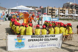 Operação Golfinho da Brigada Militar desenvolve programa Salva-vidas Mirim e Master em praias do Litoral Norte. Autor: Itamar Aguiar