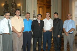 Governador Germano Rigotto recebe políticos de Boa Vista do Sul. Autor: Paulo Dias