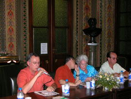 Homenagem ao escritor gaúcho Manoelito de Ornellas na Biblioteca Pública do Estado do Rio Grande do Sul. Autor: Alfonso Abraham