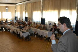 Antônio Hohlfeldt em reunião/almoço com empresários, vereadores e COREDE da região da fronteira oeste. Autor: Ivan de Andrade