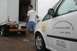Vigilância Sanitária apreende carne bovina imprópria para consumo no Litoral Norte. Autor: Paulo Dias