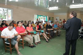 Mauro Sparta, secretário estadual do Meio Ambiente, participa da abertura da Semana de Consciência Ecológica do Horto Florestal do Litoral Norte, em Tramandaí. Autor: Itamar Aguiar