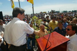 O governador Germano Rigotto inaugura sede da prefeitura de Capão do Cipó. Autor: Jefferson Bernardes