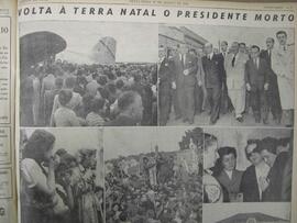Fotografia do jornal Correio do Povo do dia 27/08/1954. Autor: Alfonso Abraham