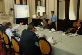 Germano Rigotto em almoço com entidades empresariais FIERGS, FARSUL, FECOMERCIO, SEBRAE, Federação CDL e Gerdau. Autor: Nabor Goulart