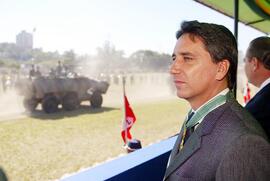 Governador Germano Rigotto recebe a medalha de Ordem do Mérito Militar, no grau Grande Oficial. Autor: Jefferson Bernardes