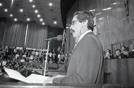 Posse do governador do estado Olívio Dutra na Assembleia Legislativa do Rio Grande do Sul