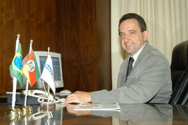 Urbano Schmidt, Diretor do Banrisul. Autor: Paulo Dias