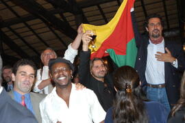 Jantar da minissérie: "A Casa das Sete Mulheres". Autor: Paulo Dias