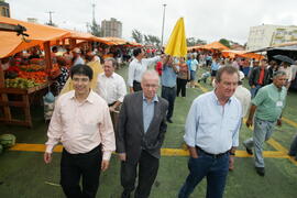 Secretário da Agricultura e Abastecimento, Odacir Klein, e o presidente da Emater, Caio Rocha, participam da abertura oficial da 24ª edição das Feiras do Litoral Norte. Autor: Itamar Aguiar