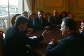 Governador Germano Rigotto recebe representantes do Ministério Público. Autor: Jefferson Bernardes