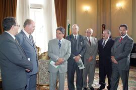Germano Rigotto recebe convite do prefeito de Venâncio Aires, Almedo Dettenborn, para participar das comemorações da 130ª Festa de São Sebastião. Autor: Itamar Aguiar