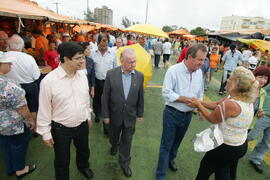 Secretário da Agricultura e Abastecimento, Odacir Klein, e o presidente da Emater, Caio Rocha, participam da abertura oficial da 24ª edição das Feiras do Litoral Norte. Autor: Itamar Aguiar