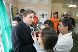 Mauro Sparta, secretário estadual do Meio Ambiente, participa da abertura da Semana de Consciência Ecológica do Horto Florestal do Litoral Norte, em Tramandaí. Autor: Itamar Aguiar