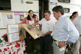 Germano Rigotto participa do lançamento da campanha de Vacinação contra Febre Aftosa em Eldorado do Sul. Autor: Ivan de Andrade