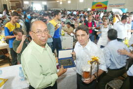 O governador Germano Rigotto inaugura a sede da prefeitura de Capão do Cipó. Autor: Jefferson Bernardes