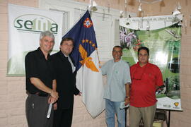 Mauro Sparta, secretário estadual do Meio Ambiente, participa da abertura da Semana de Consciência Ecológica do Horto Florestal do Litoral Norte, em Tramandaí. Autor: Itamar Aguiar