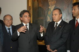Germano Rigotto leva mensagem do governo à Assembleia Legislativa. Autor: Paulo Dias