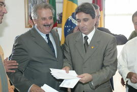 Governador Germano Rigotto, dia 28/03/2003, 12:23. Autor: Nabor Goulart