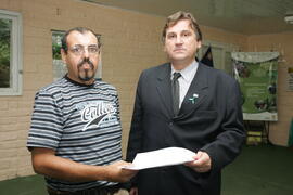 Mauro Sparta, secretário estadual do Meio Ambiente, participa da abertura da Semana de Consciência Ecológica do Horto Florestal do Litoral Norte, em Tramandaí. Autor: Itamar Aguiar