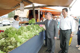 Secretário da Agricultura e Abastecimento, Odacir Klein, e o presidente da Emater, Caio Rocha, participam da abertura oficial da 24ª edição das Feiras do Litoral Norte. Autor: Itamar Aguiar