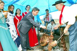 Governador Germano Rigotto em almoço com o Movimento Tradicionalista Gaúcho (MTG). Autor: Nabor Goulart