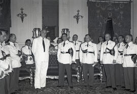 Comando da Brigada Militar em cumprimento ao governador Walter Jobim pela passagem de ano