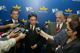 Governador Germano Rigotto no jantar da Souza Cruz Nacional e Internacional. Autor: Nabor Goulart