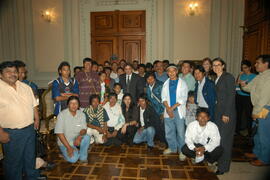 Governador Germano Rigotto recebe os Caciques das populações indígenas do Rio Grande do Sul. Autor: Paulo Dias