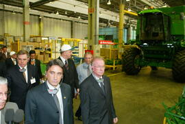 Germano Rigotto participa da inauguração da unidade de pintura e-coat, da John Deere. Autor: Nabor Goulart