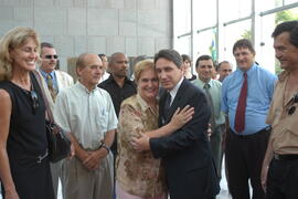 Governador Germano Rigotto na posse dos deputados estaduais. Autor: Paulo Dias