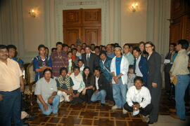 Governador Germano Rigotto recebe os Caciques das populações indígenas do Rio Grande do Sul. Autor: Paulo Dias