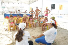 Estação Verão Sesc/Corsan, à beira-mar da praia de Torres, oferece oficinas de reciclagem e literatura voltadas para crianças a partir de 6 anos. Autor: Ivan de Andrade