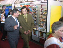 Secretário de Ciência e Tecnologia, Kalil Sehbe, na 10º Festa de Produtos Coloniais (FECOPROL). Autor: Ivan de Andrade