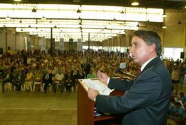 Governador Germano Rigotto participa do lançamento do Programa de Inclusão Social. Autor: Nabor Goulart