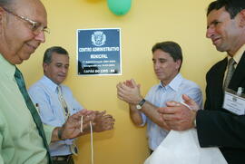 Governador Germano Rigotto inaugura sede da prefeitura de Capão do Cipó. Autor: Jefferson Bernardes