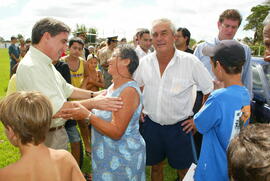 Governador Germano Rigotto na abertura da 13º Colheita Oficial do Arroz. Autor: Nabor Goulart