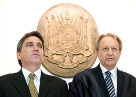 Germano Rigotto durante a sessão solene de posse dos conselheiros do Tribunal de Contas do RS. Autor: Jefferson Bernardes
