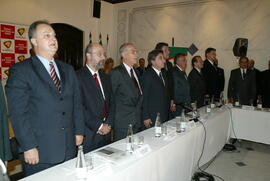 Governador do estado Germano Rigotto durante a abertura do 1º Encontro Nacional de Secretários de Segurança Pública. Autor: Nabor Goulart