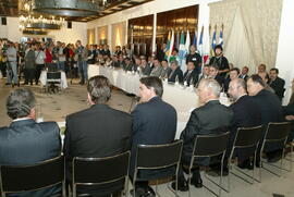 Germano Rigotto durante a abertura do 1º Encontro Nacional de Secretários de Segurança Pública. Autor: Nabor Goulart