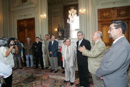 Governador em exercício, Antônio Hohlfeldt, durante assinatura de convênios com os Conselhos Regionais de Desenvolvimento. Autor: Ivan de Andrade